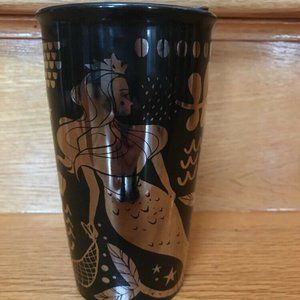STARBUCKS Silver Siren Travel Mug Ceramic Tumbler